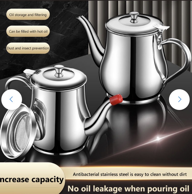 Oil Strainer Pot Container